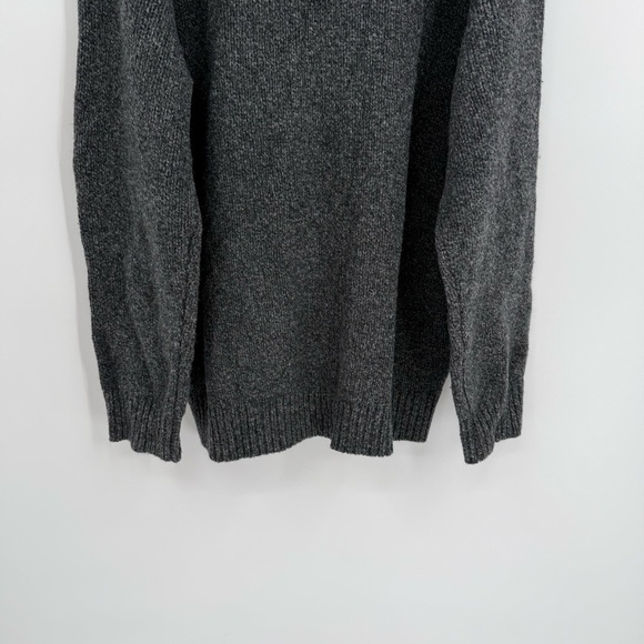 LL Bean 100% Lambs Wool Mens Ragg Size XL Tall Sweater Item ID 285175 Gray - Picture 8 of 10